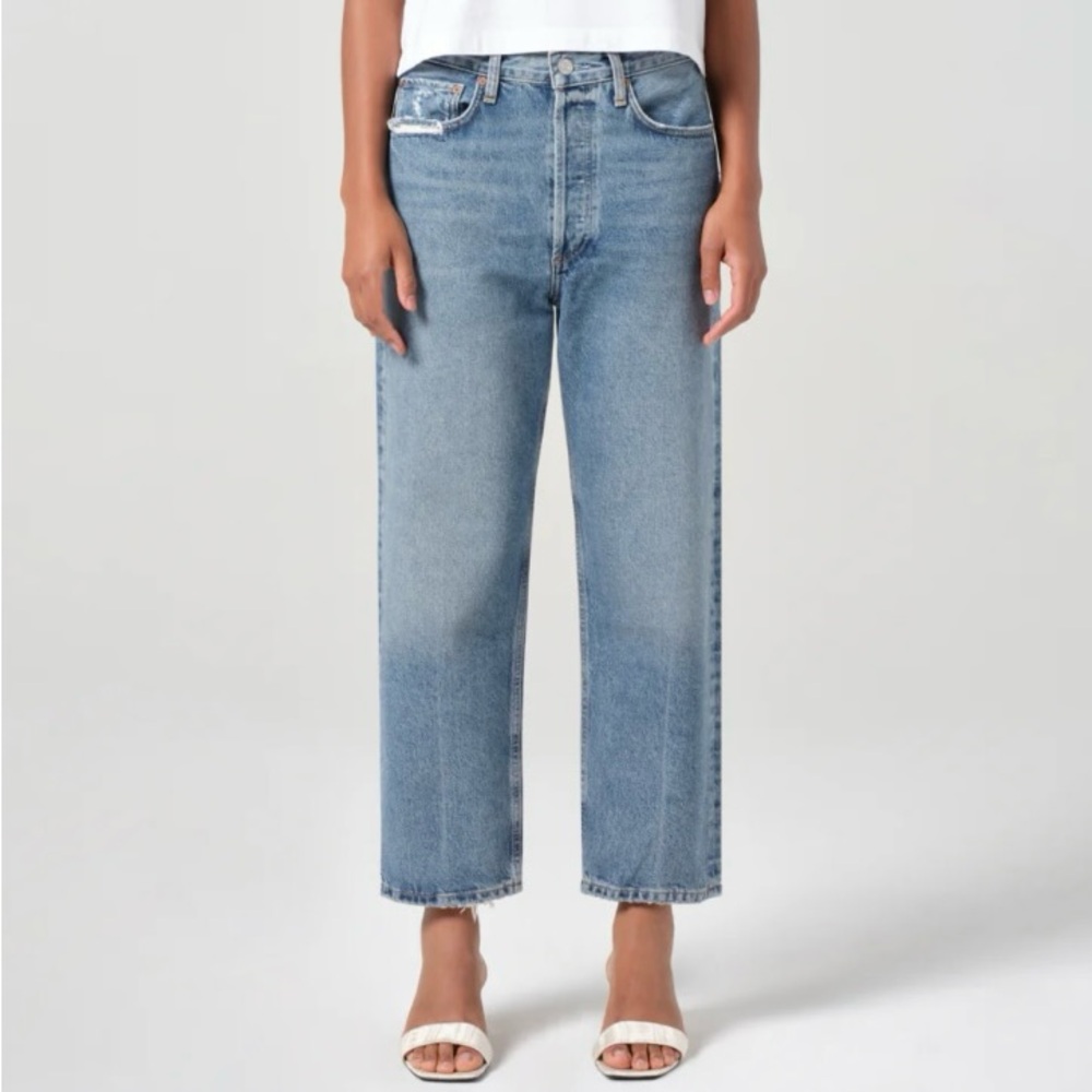 Agolde 90s Crop in Hooked. Size 27.
